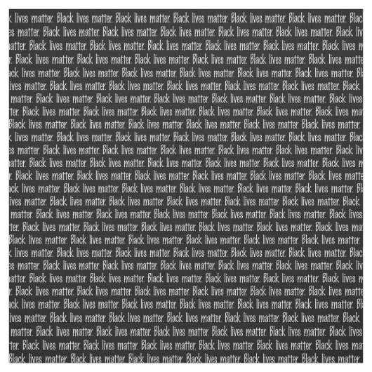 Schwarze Lebensfrage Stoff (Muster)