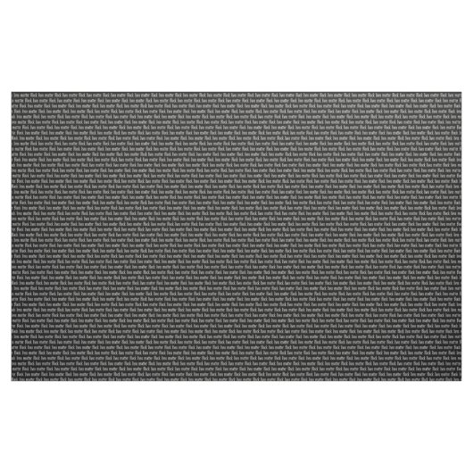 Schwarze Lebensfrage Stoff (Fat Quarter (45,7 x 55,9 cm))