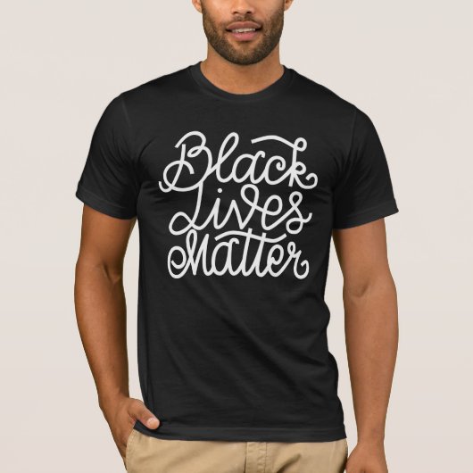 Schwarze Lebensfrage T-Shirt (Vorderseite)