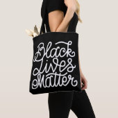 Schwarze Lebensfrage Tasche (Von Nahem)