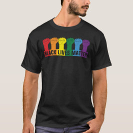 SCHWARZE LEBENSMITTEL - BLM Rainbow T-Shirt