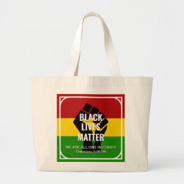 SCHWARZE LEBENSMITTEL SIND ALLES IN CHRISTEN CHRIS JUMBO STOFFBEUTEL