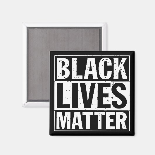 "SCHWARZE LEBENSMITTEL SIND VON BEDEUTUNG" MAGNET (Vorderseite/Rückseite)