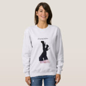 Schwarze Lederschenkelstiefel Thunder_Cove  Sweatshirt (Vorne ganz)