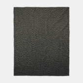 Schwarze Ledertextur oder Hintergrund. abstrakt, A Fleecedecke (Vorderseite)