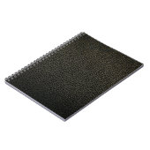 Schwarze Ledertextur oder Hintergrund. abstrakt, A Notizblock (Linke Seite)