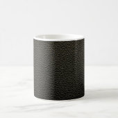 Schwarze Ledertextur oder Hintergrund. abstrakt,an Kaffeetasse (Mittel)