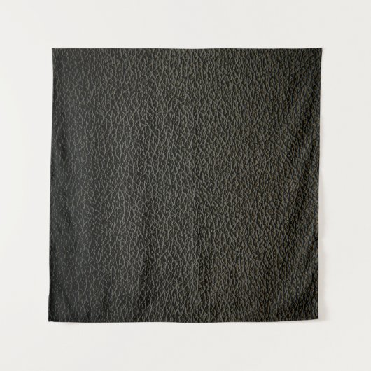 Schwarze Ledertextur oder Hintergrund. abstrakt,an Wandteppich (Vorderseite (Horizontal))
