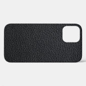 Schwarze Ledertextur oder Hintergrund. Leder,Textu Case-Mate iPhone Hülle (Rückseite (Horizontal))