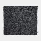 Schwarze Ledertextur oder Hintergrund. Leder,Textu Fleecedecke (Vorderseite (Horizontal))