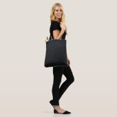 Schwarze Ledertextur oder Hintergrund. Leder,Textu Tasche (Am Model)