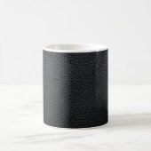 Schwarze Ledertextur und Hintergrundleder,Textur Kaffeetasse (Mittel)