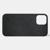 Schwarze Ledertextur und Hinterleder, Textur Case-Mate iPhone Hülle (Rückseite (Horizontal))