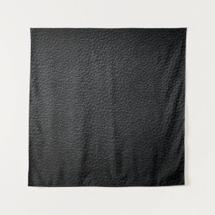 Schwarze Ledertextur und Hinterleder, Textur Wandteppich
