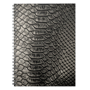 Schwarze Ledertextur, Verwendung im Hintergrund. Notizblock