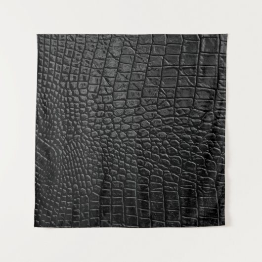 Schwarze Ledertextur Wandteppich (Vorderseite (Horizontal))