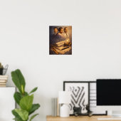 Schwarze legendäre Erfinder Poster (Heimbüro)