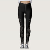 Schwarze Leggings (Vorderseite)
