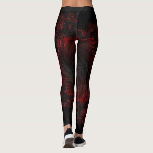 schwarze Leggings (Rückseite)