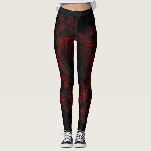 schwarze Leggings (Vorderseite)