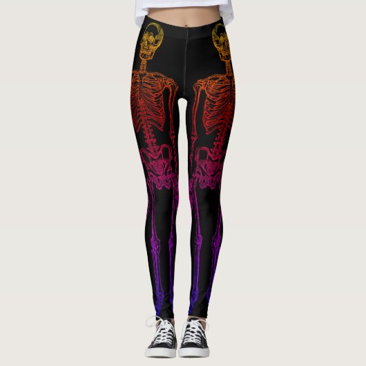 Schwarze Leggings (Vorderseite)