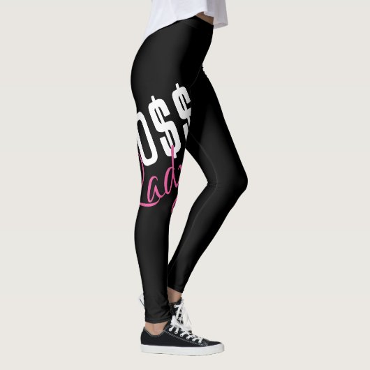 Schwarze Leggings "Chef-Dame" (Rechts)