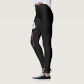 Schwarze Leggings "Chef-Dame" (Links)