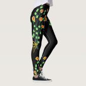 Schwarze Leggings des benutzerdefinierten Designer (Rechts)