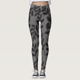 Schwarze Leggings - Einzigartiges und stilvolles D