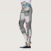 Schwarze Leggings mit benutzerdefinierten Namen (Links)