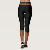 Schwarze Leggings mit Cowboy-Gurt lädt (Rückseite)