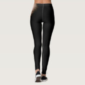SCHWARZE LEGGINGS MIT EIGENEM FLUG (Rückseite)
