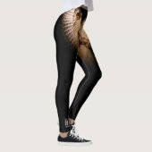 SCHWARZE LEGGINGS MIT EIGENEM FLUG (Rechts)