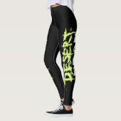Schwarze Leggings mit GW-Logo (Links)
