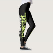 Schwarze Leggings mit GW-Logo (Rechts)