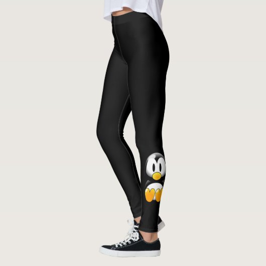 schwarze Leggings Pinguin (Links)