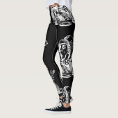 Schwarze Leggings wütender Hutmacher-Alices (Links)