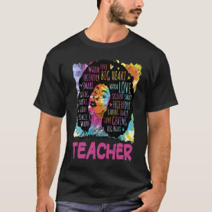 Schwarze Lehrerbildner Magie Afrika Stolze Geschic T-Shirt