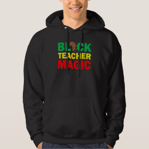 Schwarze Lehrerin Magie Afrikanische Amerikanische Hoodie