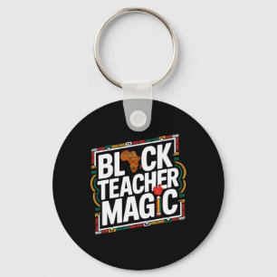 Schwarze Lehrerin Magie Afro Schwarze Geschichte M Schlüsselanhänger
