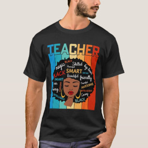 Schwarze Lehrermagie Schwarze Geschichtserziehung  T-Shirt