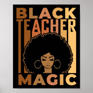 Schwarze Lehrermagie Schwarzer Geschichtsmonat Mel Poster