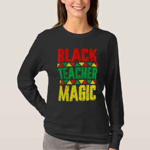 Schwarze Lehrermagie T-Shirt