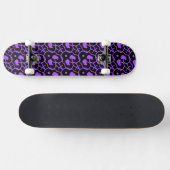 SCHWARZE LEOPARD-DRUCKSCHATTE SKATEBOARD (Horizontal)