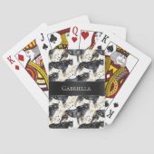 Schwarze Leopards Spielkarten (Rückseite)