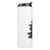 Schwarze Libelle Thermosbecher (Nach links gedreht)