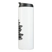 Schwarze Libelle Thermosbecher (Nach rechts gedreht)