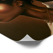 'Schwarze Liebe 1' Poster (Ecke)