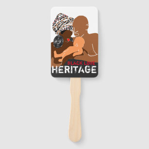 Schwarze Liebe AFRIKANISCHES Erbe Fächer