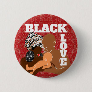 Schwarze Liebe Braune Liebe Schwarze Familie Button